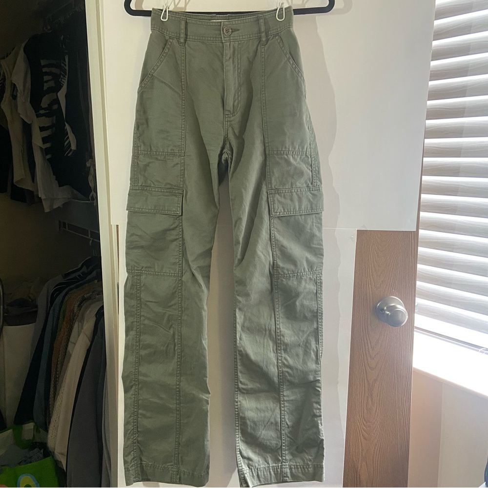 abercrombie wide leg cargos